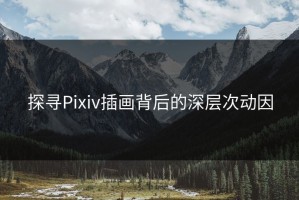 探寻Pixiv插画背后的深层次动因